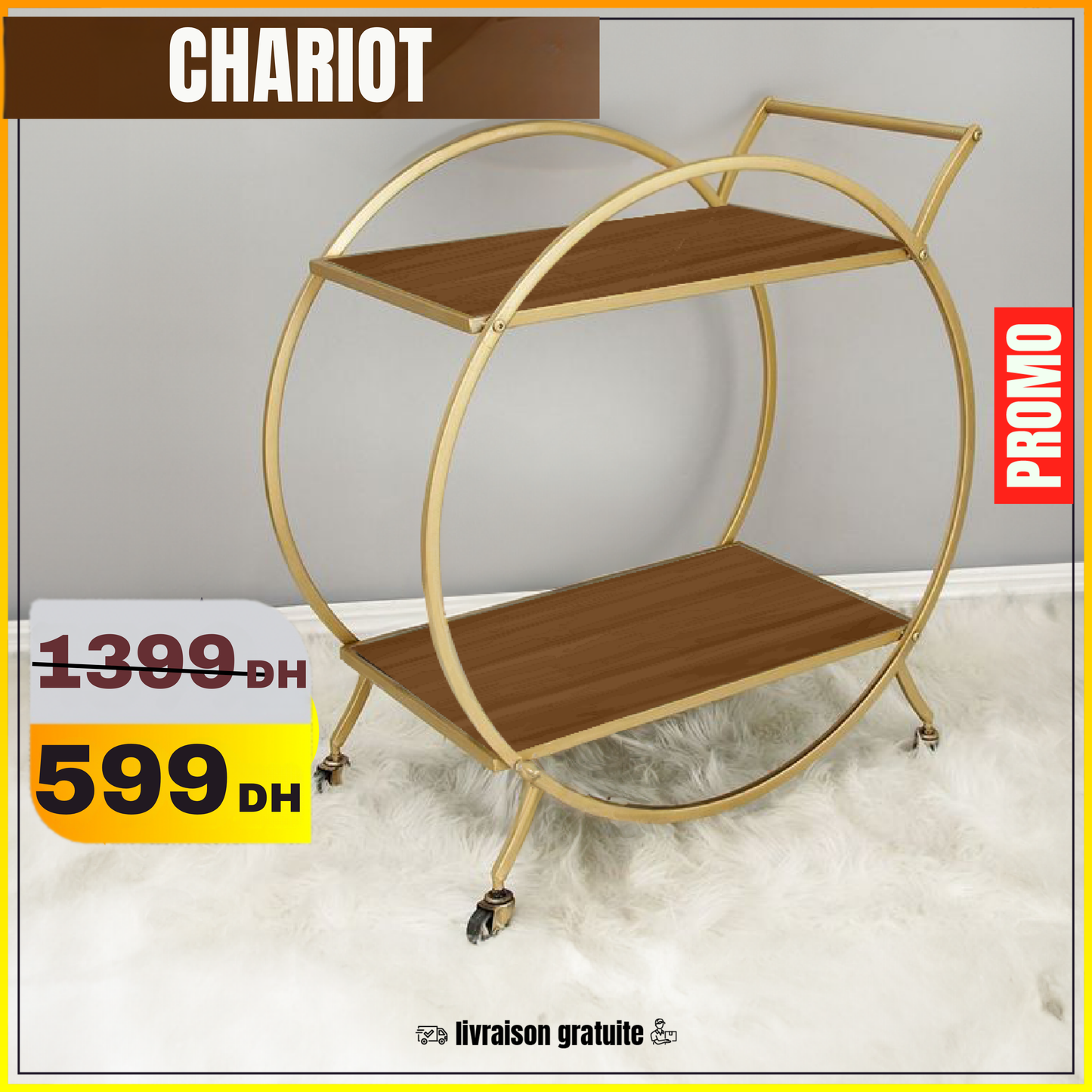 CHARIOT DE SERVICE