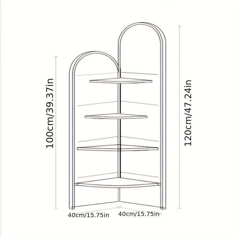 Meuble d’Angle MDF Design Rétro
