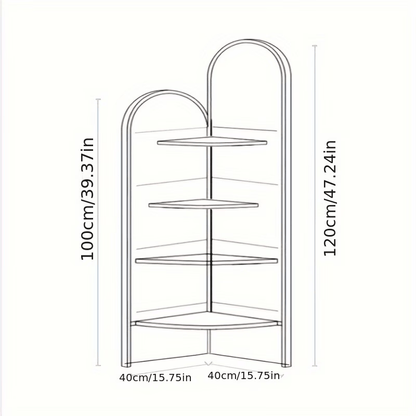 Meuble d’Angle MDF Design Rétro