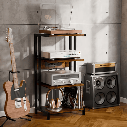 Étagère d’Angle MDF 4 Niveaux