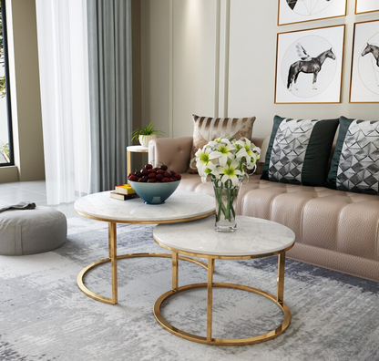 Tables gigones rond 70/50   + table de luxe.