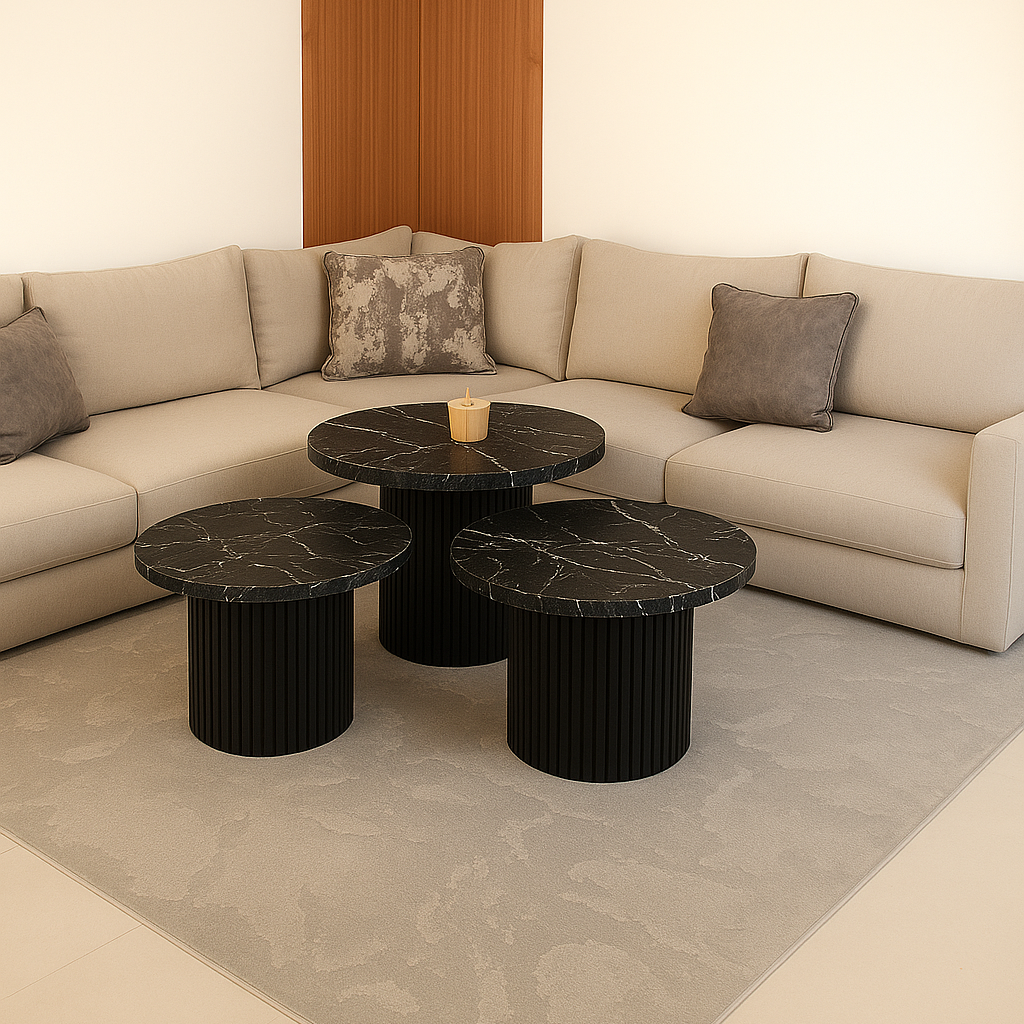 Table CELESTE effet marbre