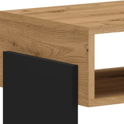 Table de Chevet Moderne en MDF Bois & Métal