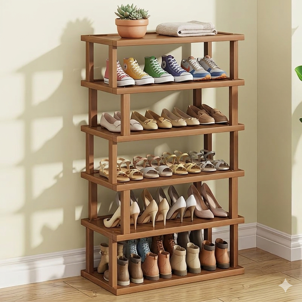 Meuble à Chaussures Compact en MDF