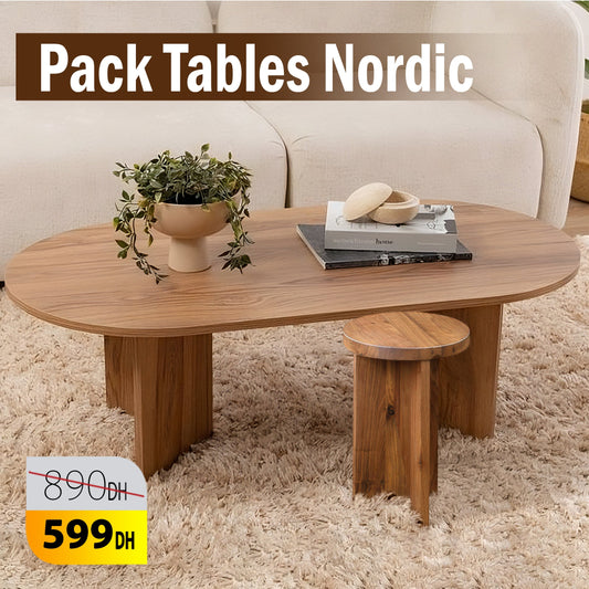 Pack Table Nordic + table appoint