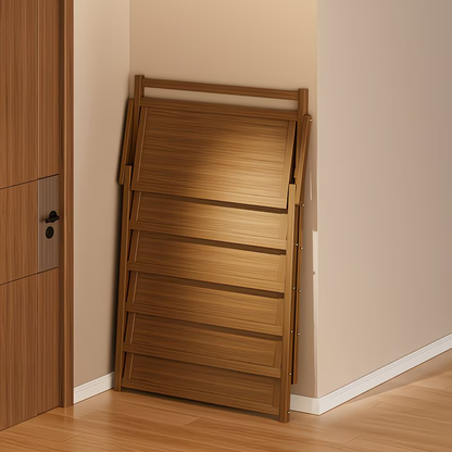 Étagère à Chaussures Pliable en MDF – 5 Niveaux