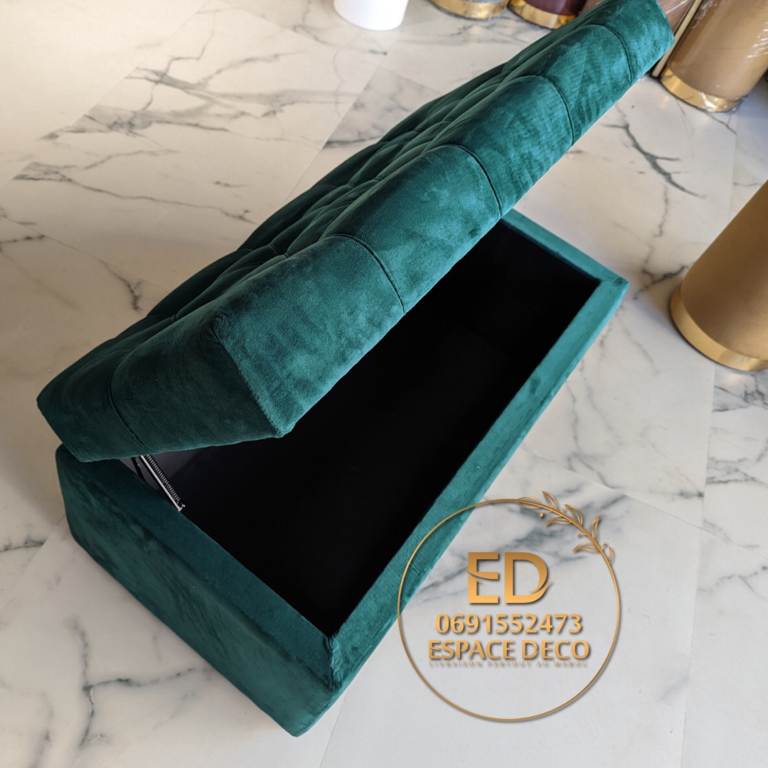 Pouf de rangement 100-50-50