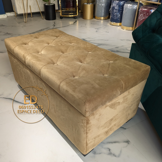 Pouf de rangement 100-50-50