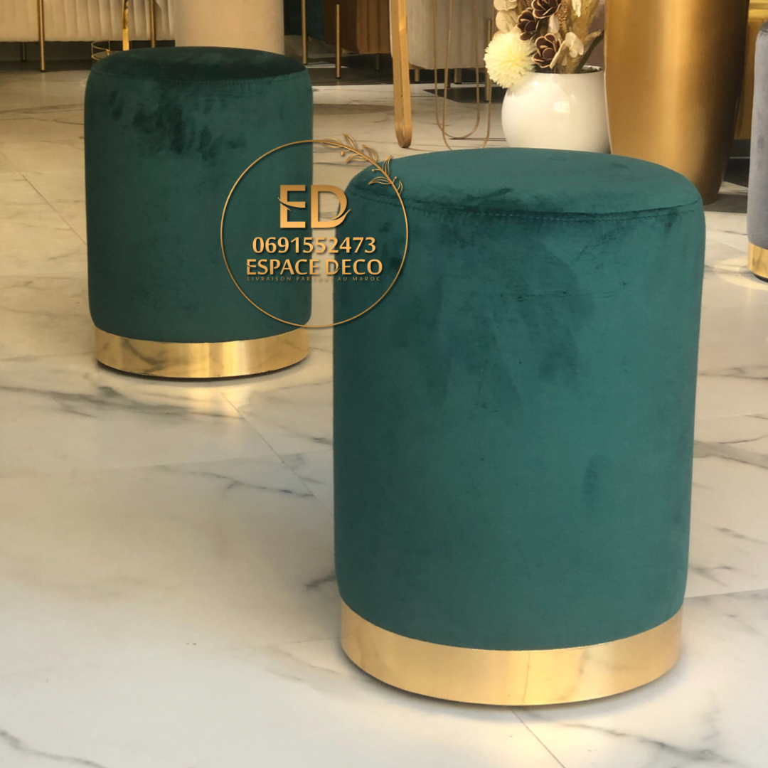 Pack deux tabourets européen + table essentielle