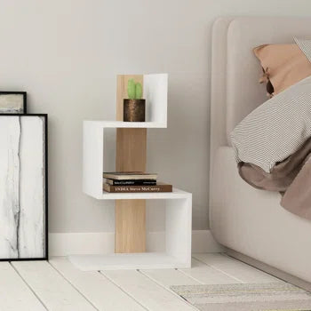 Table de Chevet Moderne avec Rangement – Design Minimaliste