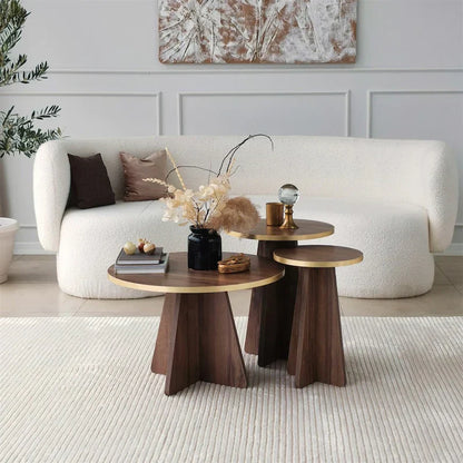 pack trio table rond + table de luxe.