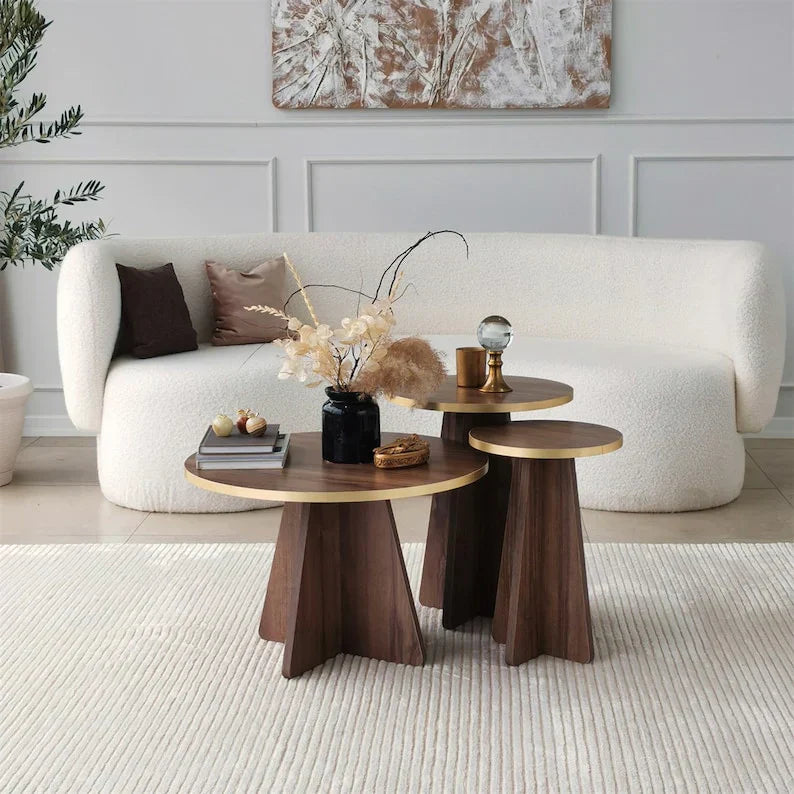 pack trio table rond + table de luxe